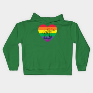 Pride Mushies Kids Hoodie